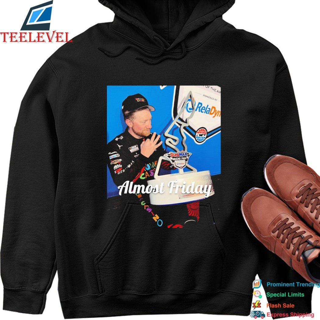 Almost Friday Tyler Reddick 2026 DuraMAX Texas Grand Prix Champions Trophy T-shirts