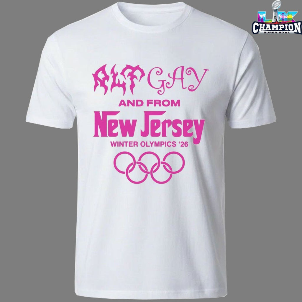 Alt Gay And From New Jersey Winter Olympics 2026 T-shirts