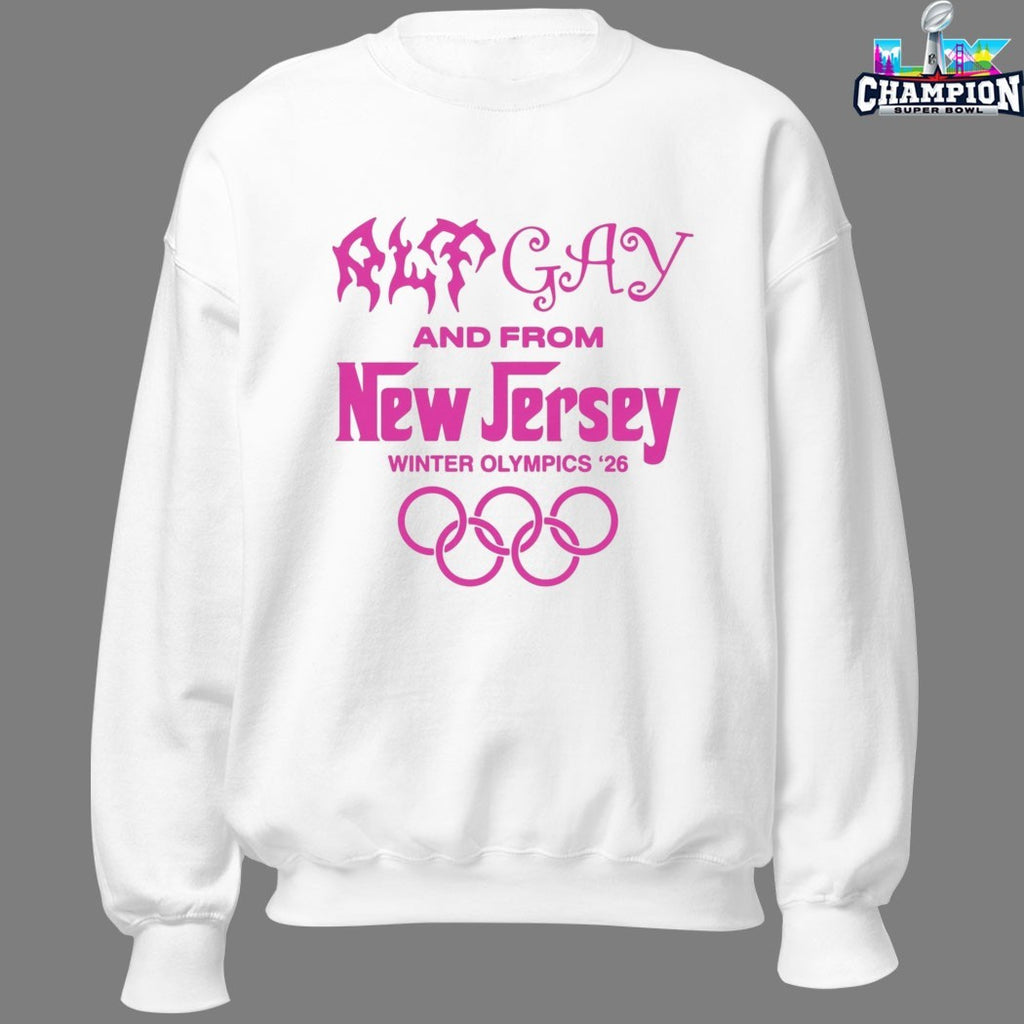 Alt Gay And From New Jersey Winter Olympics 2026 T-shirts