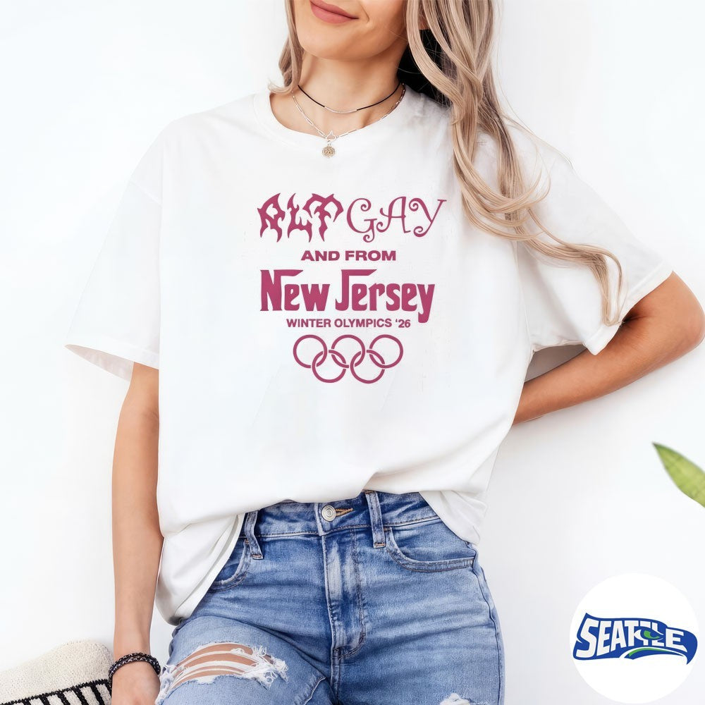 Alt Gay And From New Jersey Winter Olympics 2026 Shirt