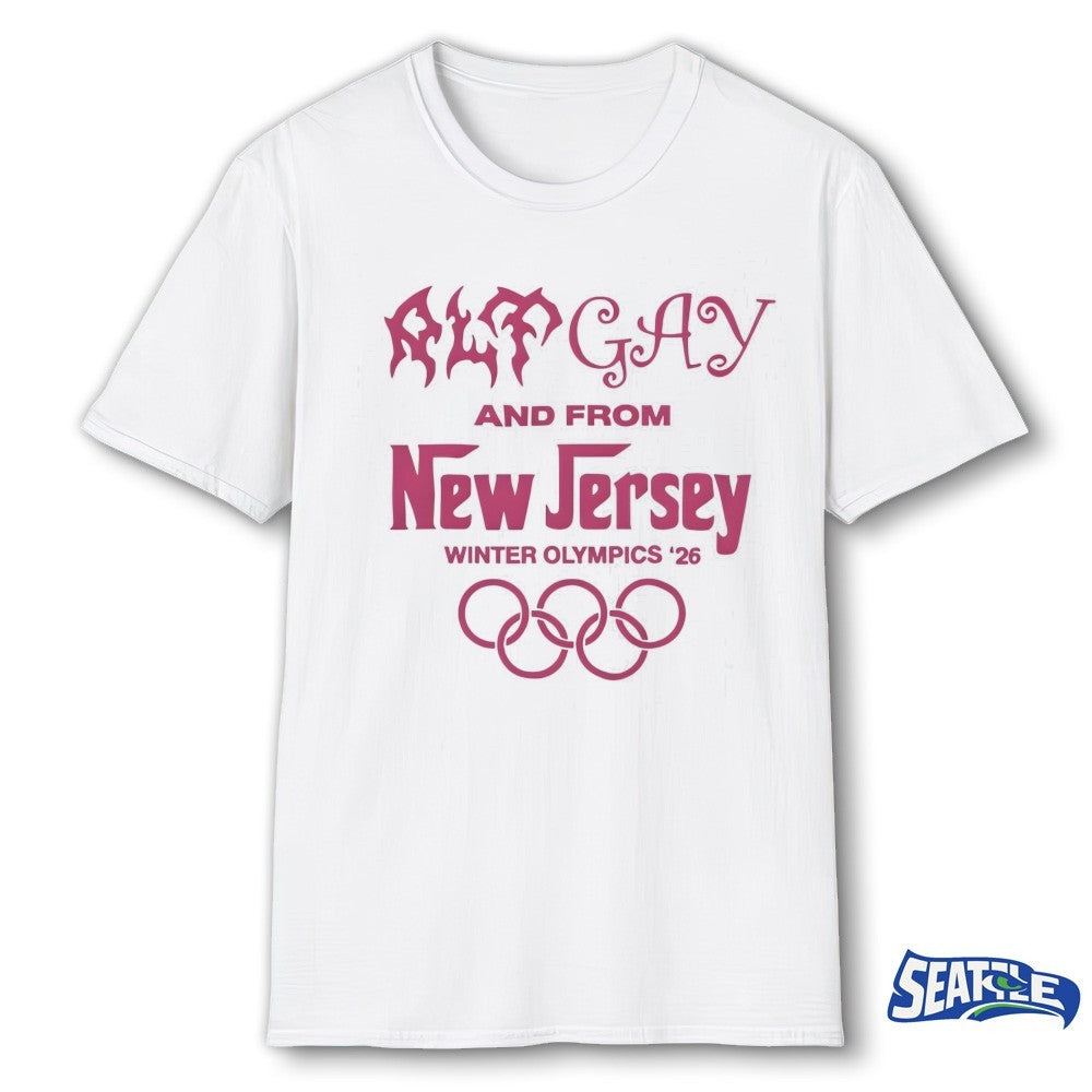 Alt Gay And From New Jersey Winter Olympics 2026 Shirt