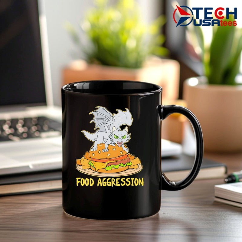 Always Hungry food aggression Dragon burger shirt