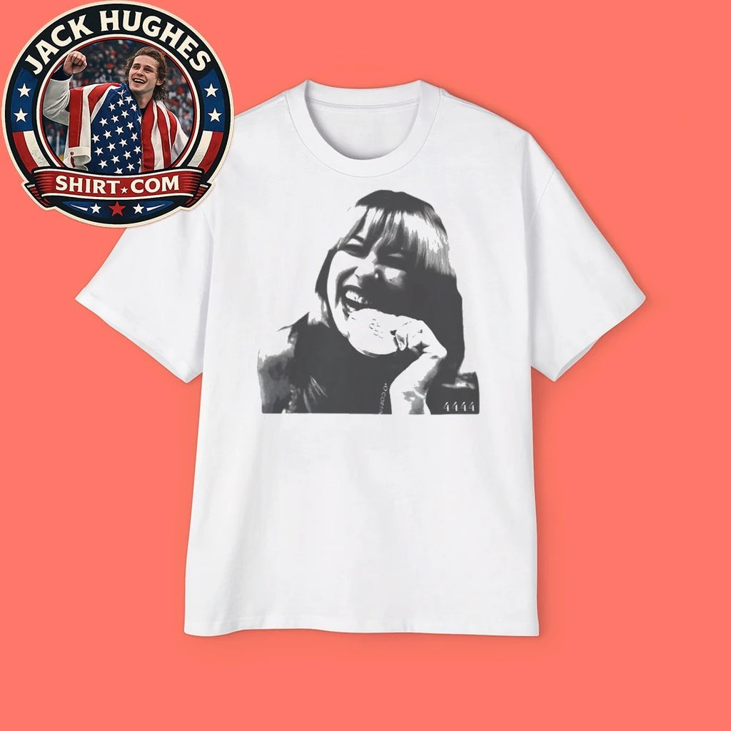 Alysa Liu Gold Medal Halftone Tee Alysa Liu after winning the gold medal at the 2026 Winter Olympics in Milano Cortina Shirt