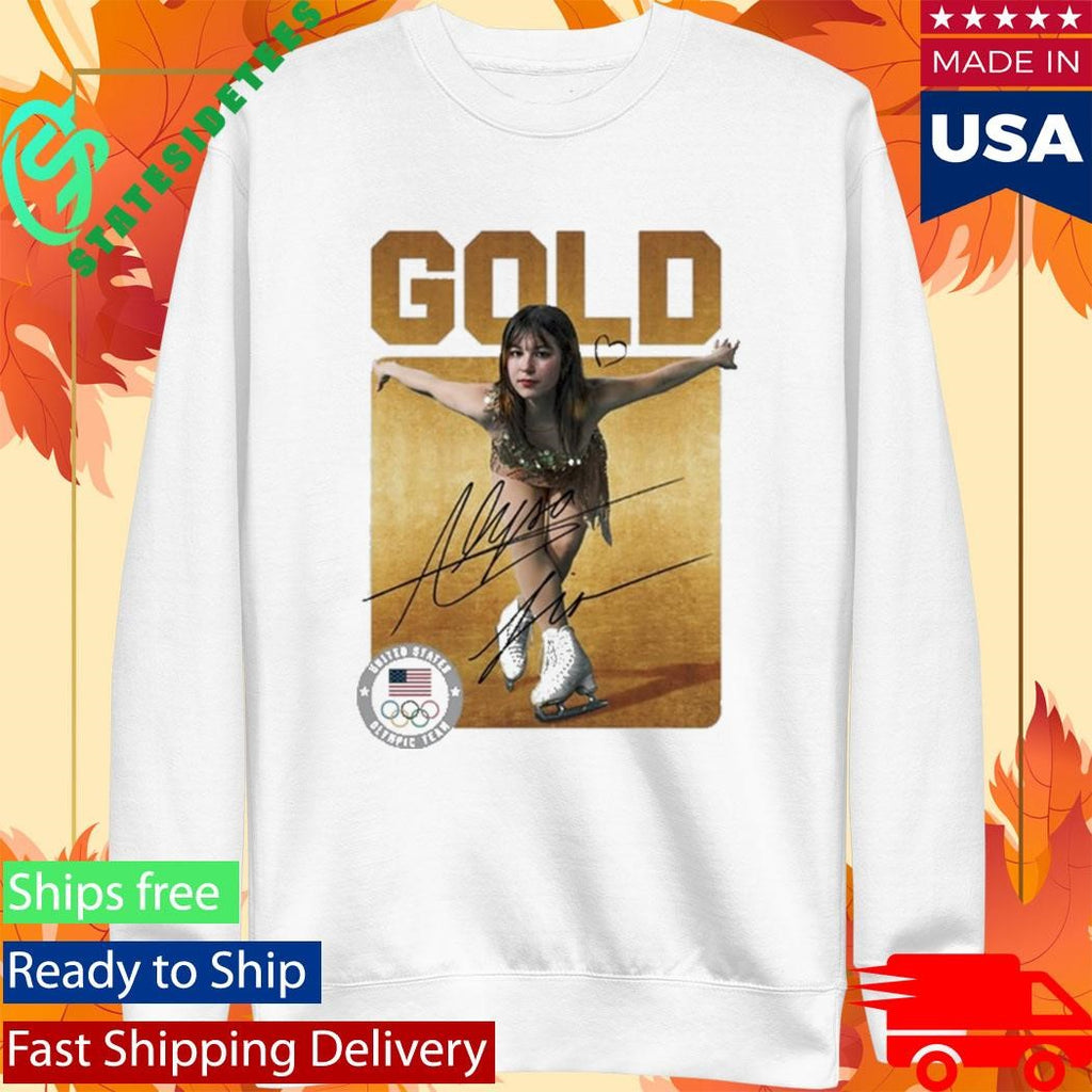Alysa Liu Gold United States Olympic Team Signature Shirt