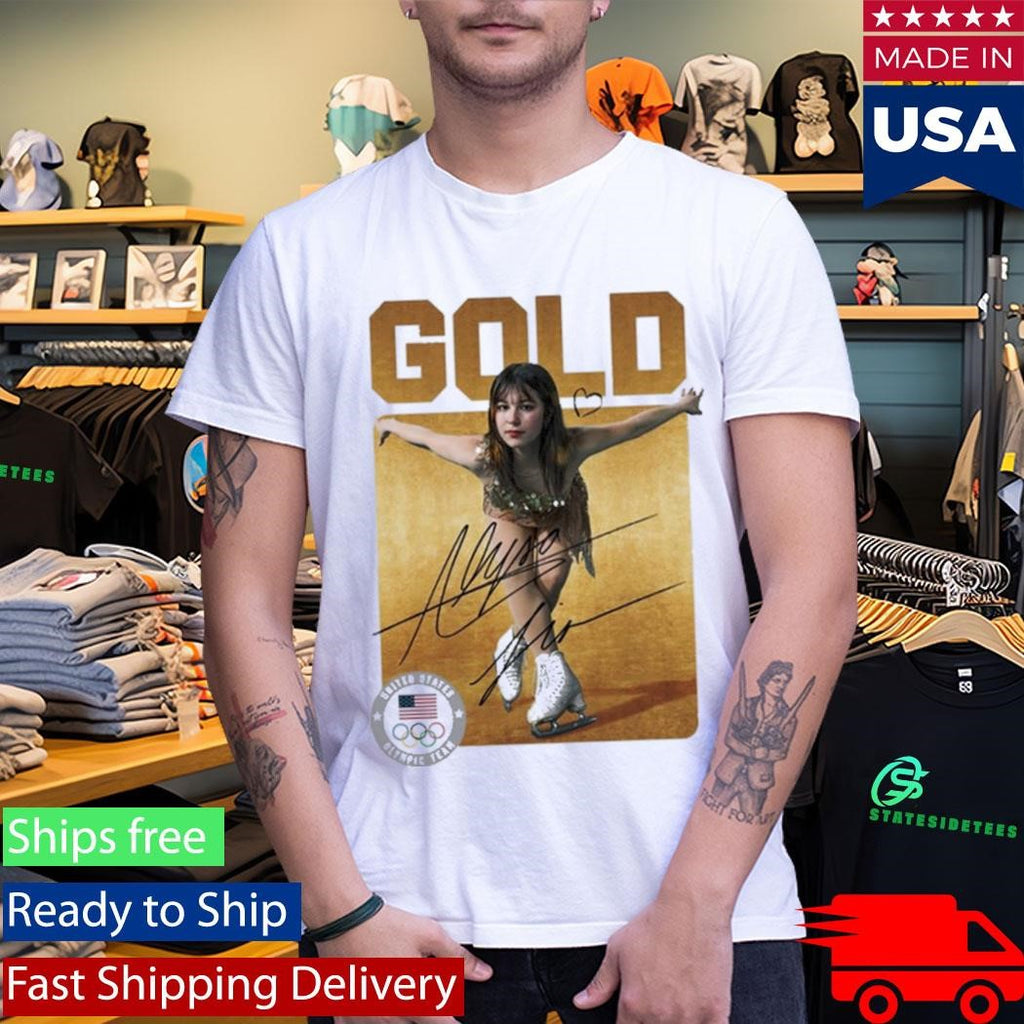 Alysa Liu Gold United States Olympic Team Signature Shirt