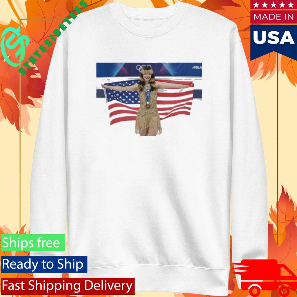 Alysa Liu New Olympic Women’s Skating Champion Team USA T-shirt