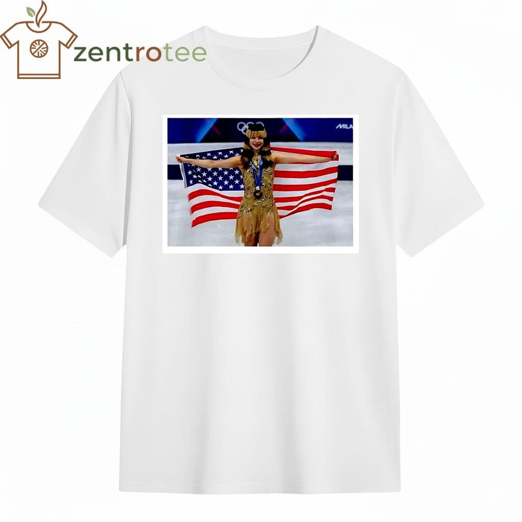 Alysa Liu New Olympic Women’s Skating Champion Team USA photo shirt