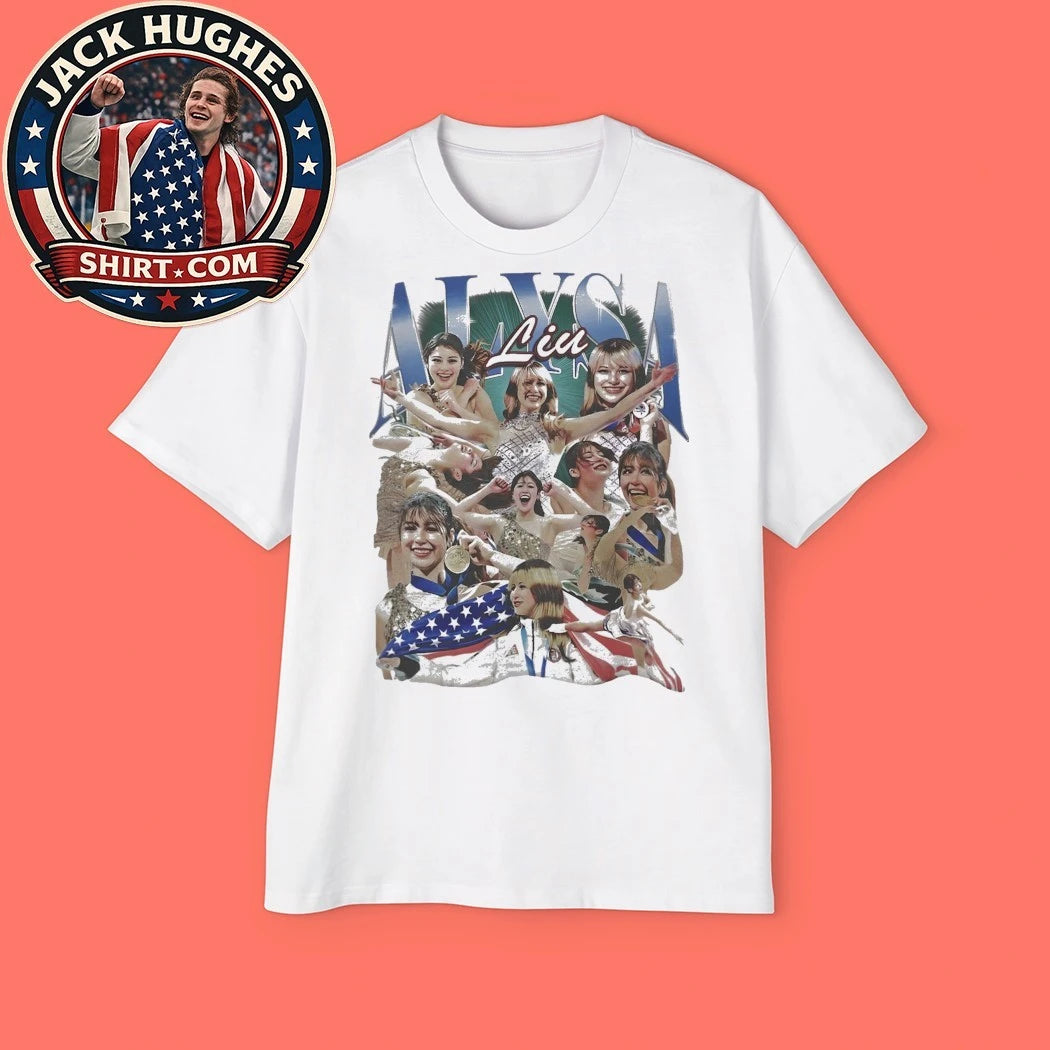 Alysa Liu Vintage 90s Bootleg Shirt Figure Skating Champion Retro 2026 T-Shirt