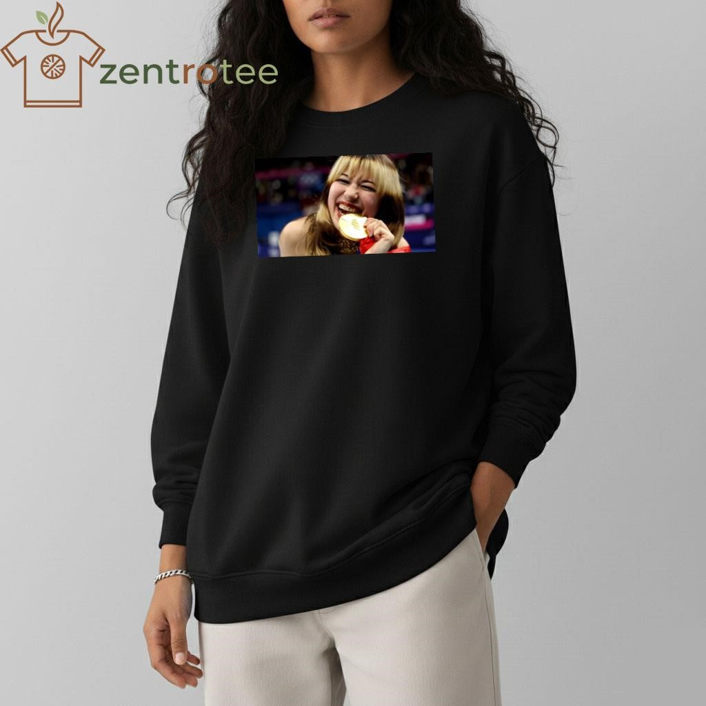 Alysa Liu eat gold medal 2026 shirt