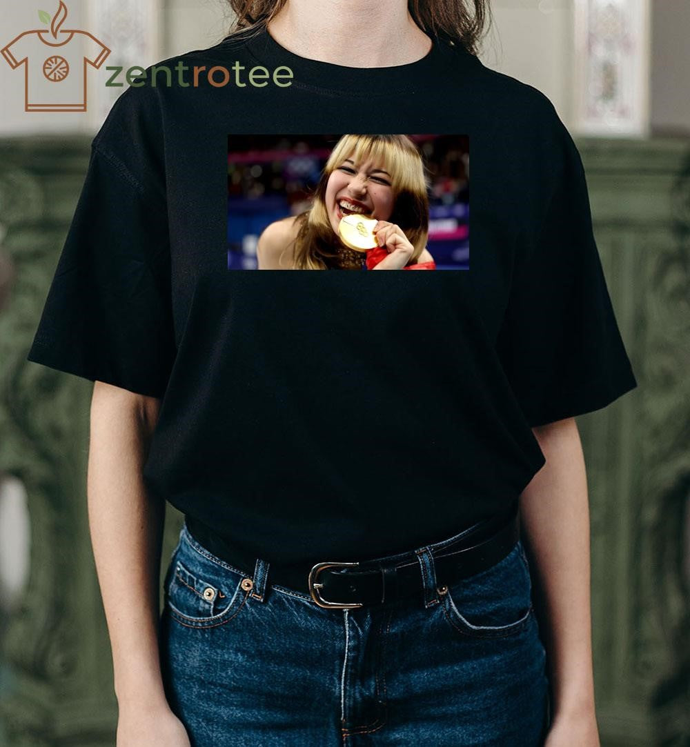 Alysa Liu eat gold medal 2026 shirt
