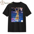 Alysa Liu gold medal in figure skating 2026 Winter Olympics celebration shirt