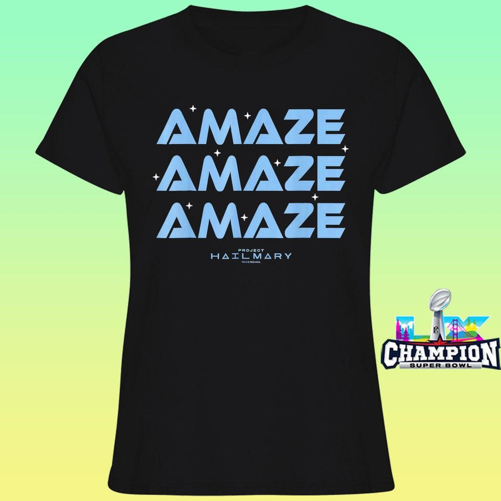 Amaze Typography Repeat Mary Shirt