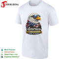 America 250th Anniversary 1776 2026 Patriotic Bald Eagle Flag shirt