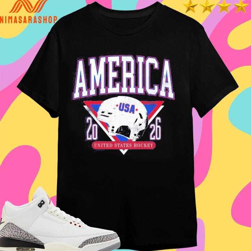 America Hockey Helmet United States Hockey 2026 Shirts