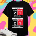 America Scoreboard USA 2 Can 1 Shirts