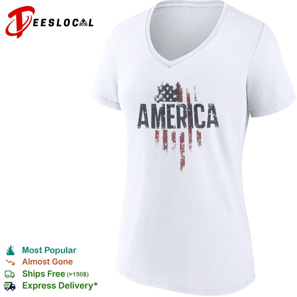 America US flag stars shirt