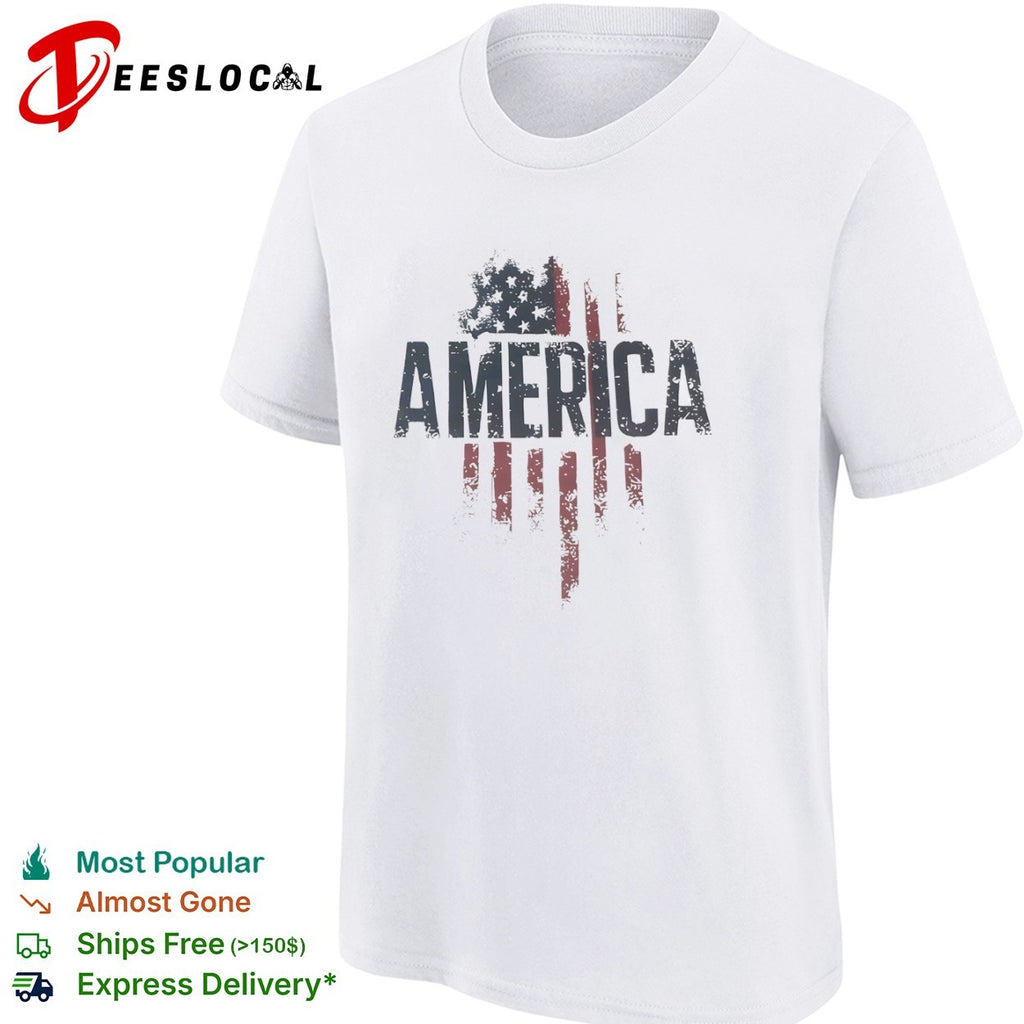 America US flag stars shirt