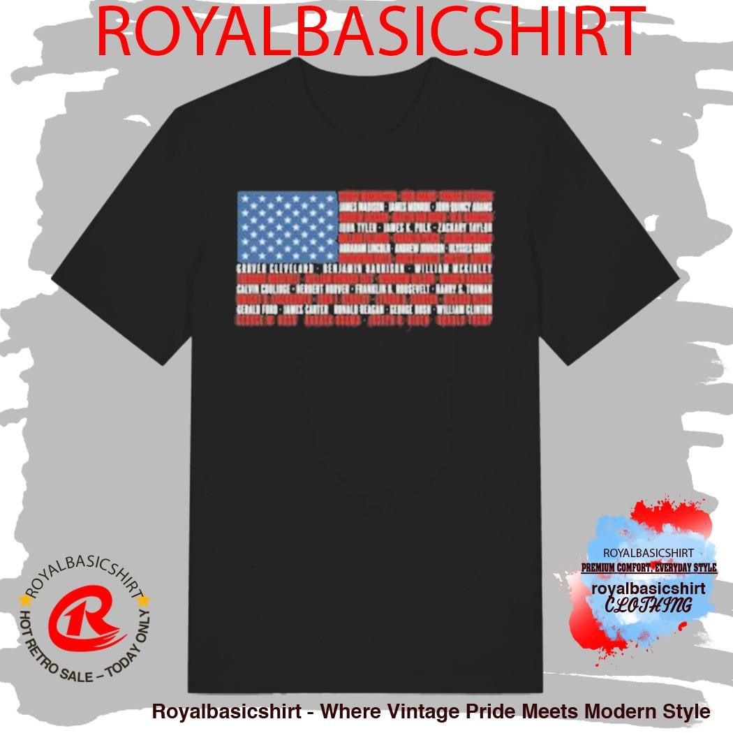 America250 Official President Flag T-Shirt