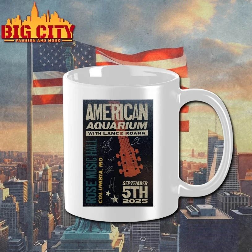 American Aquarium Columbia, MO Event Sep 5 2025 Poster Shirt