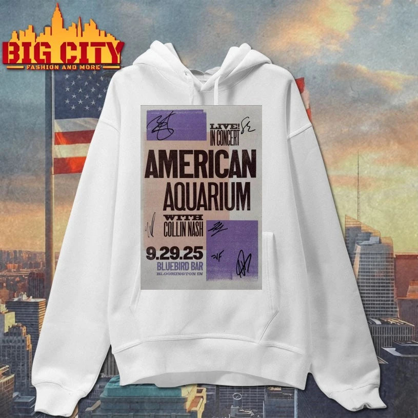 American Aquarium Fall Tour 2025 Bloomington, IN Poster shirts