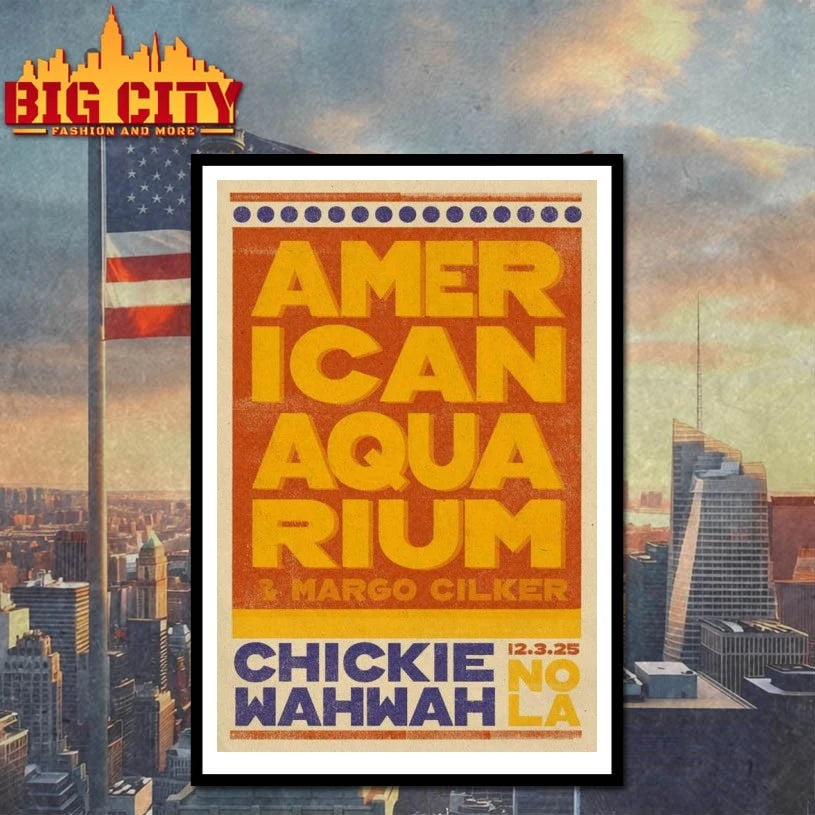 American Aquarium Fall Tour 2025 Chickie Wah Wah Poster Shirt