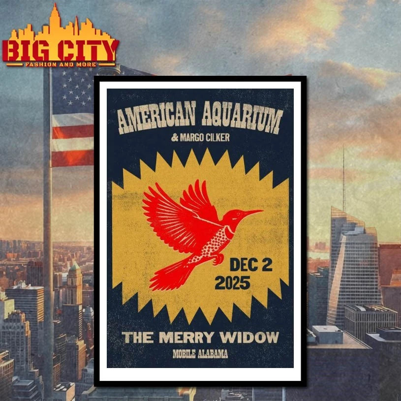 American Aquarium Fall Tour 2025 Mobile AL Poster Shirt
