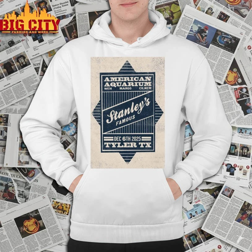 American Aquarium Margo Cilker Tyler, TX Dec 6 2025 Poster shirt