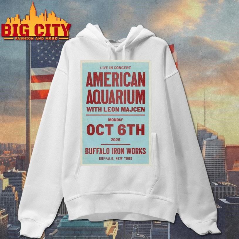 American Aquarium Oct 6th 2025 Buffalo NY Poster shirt