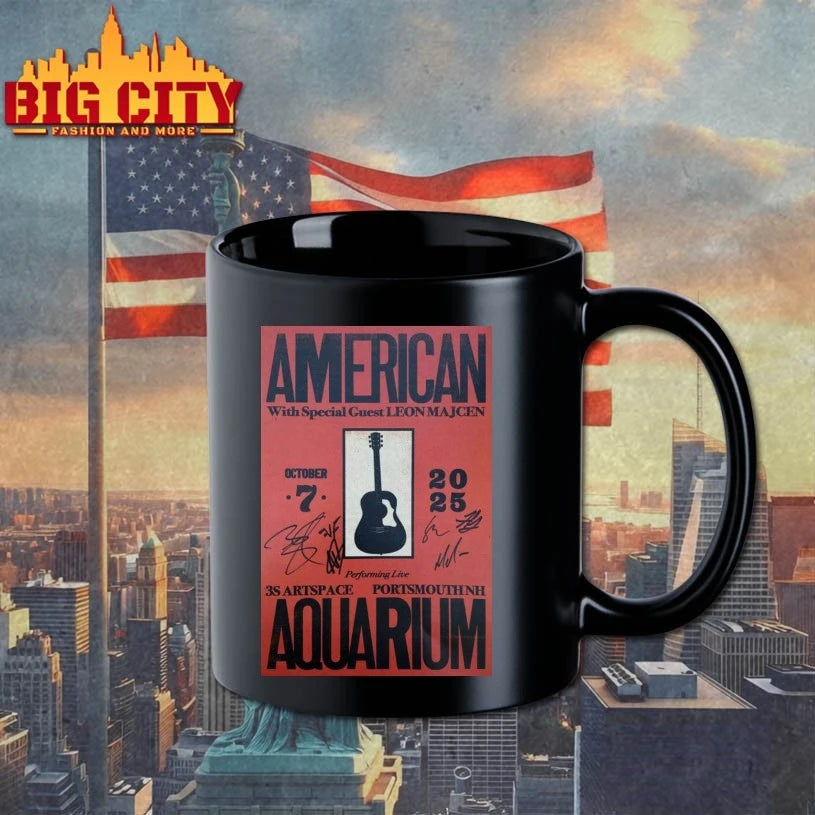 American Aquarium Oct 7 2025 3S Artspace Portsmouth Poster shirt