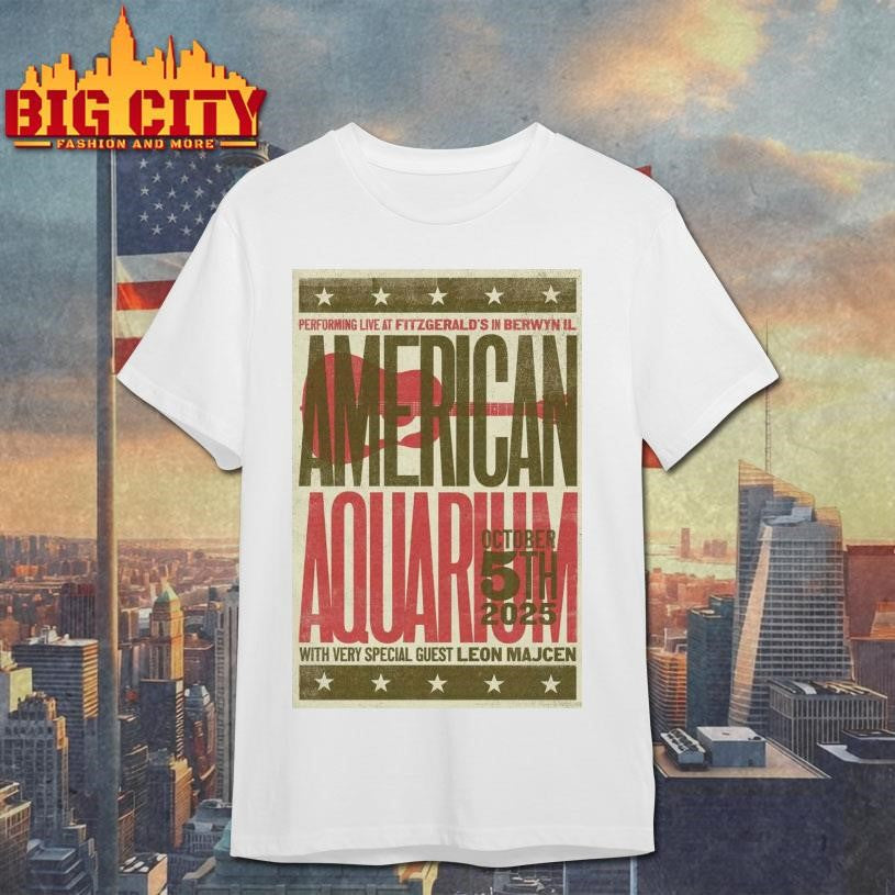 American Aquarium Tour Concert Poster 2025 shirt