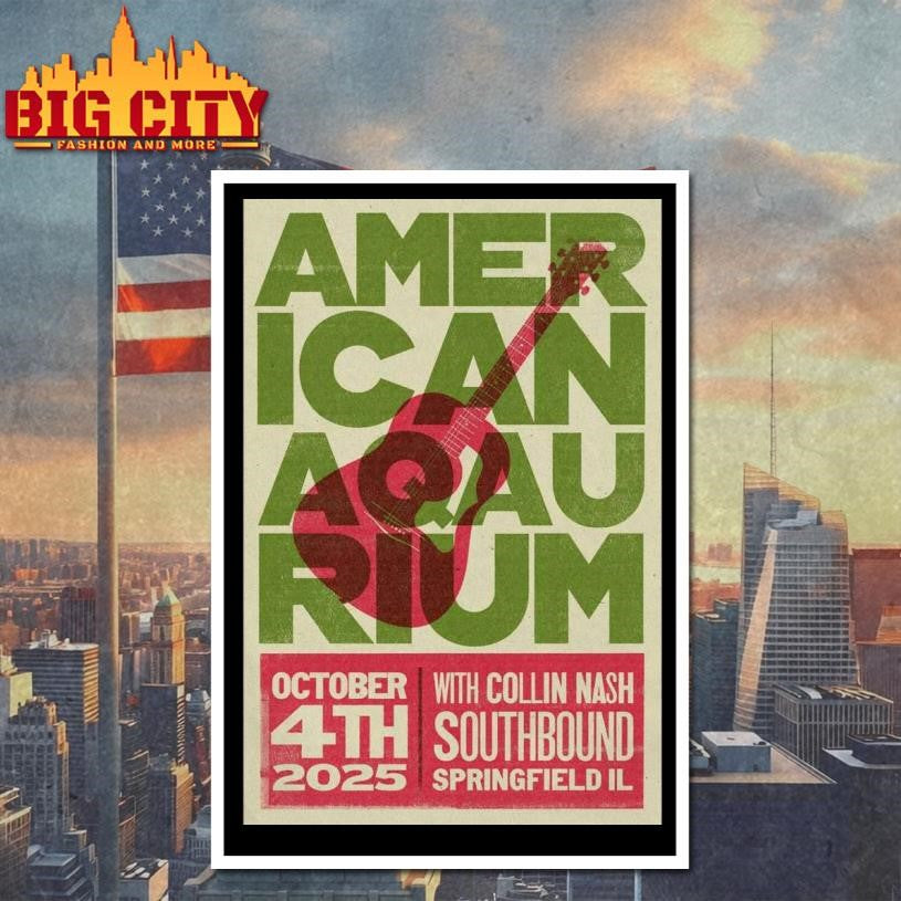 American Aquarium With Collin Nash Southbound Illinois Poster shirt
