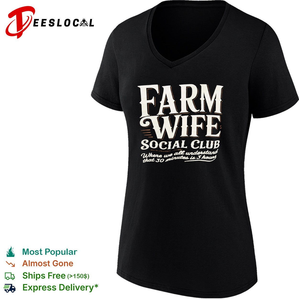American Farm Company farm wife social club shirt