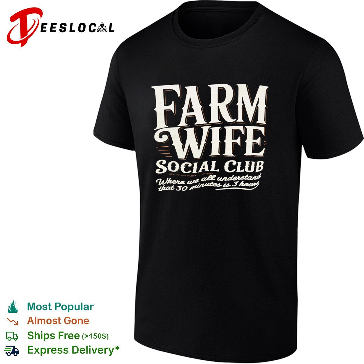 American Farm Company farm wife social club shirt