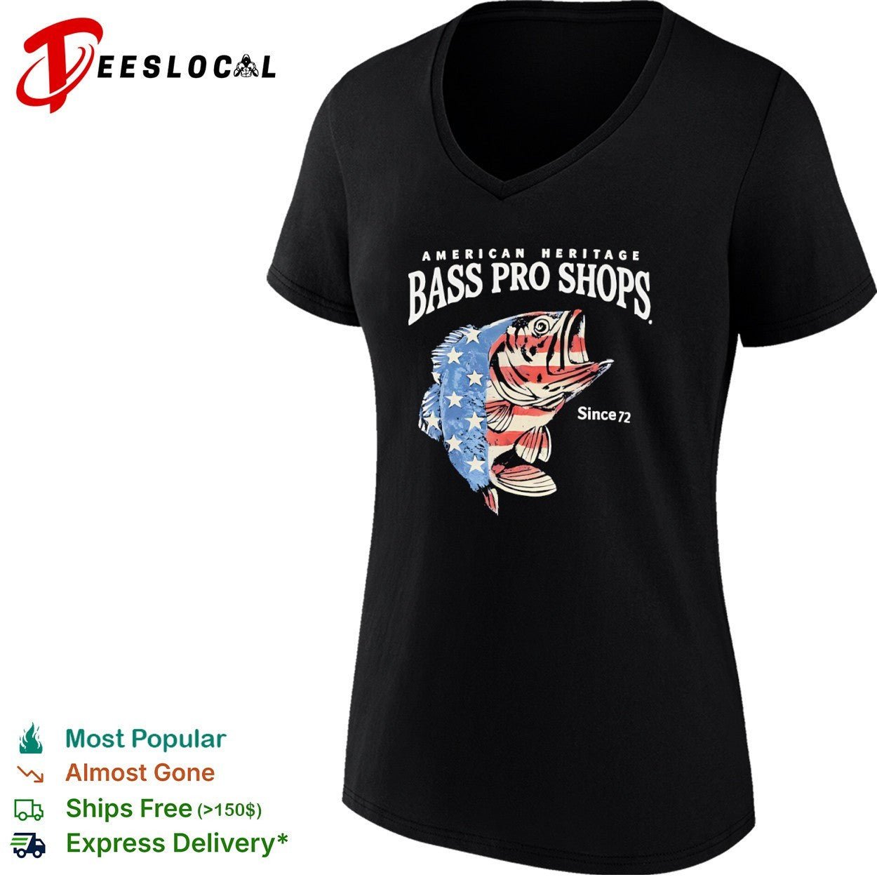 American Heritage Bass Pro Shops Since 72 shirt