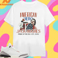 American Hero Jack Hughes Pride Of The USA Est 2001 Vintage Style 2026 Olympics Shirts