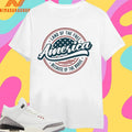 American Land Of The Free Because Of The Brave Logo Shirts