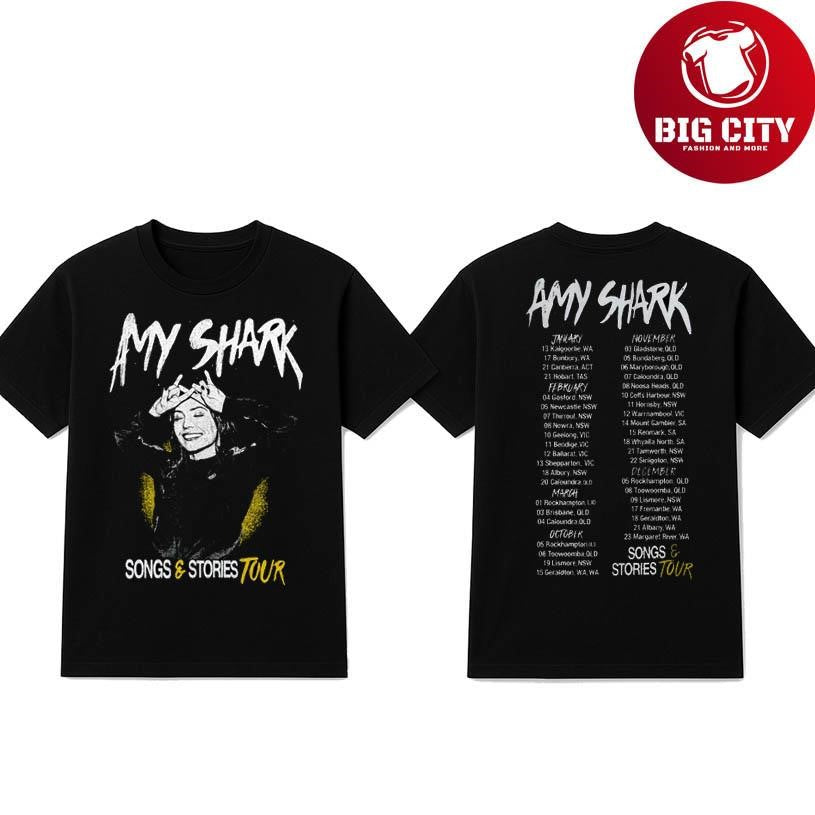 Amy Shark Song &amp; Stories Tour 2026 Two Sided Shirt