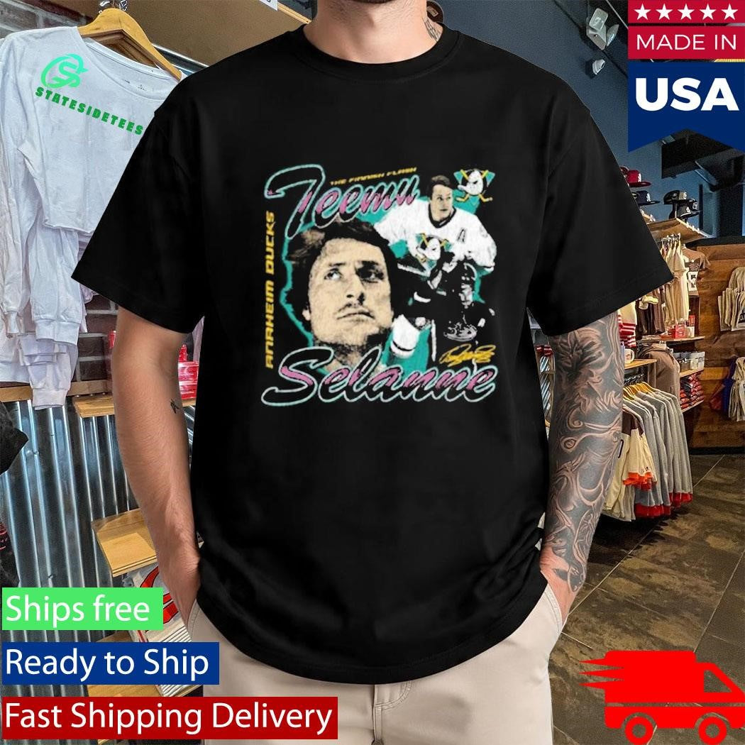Anaheim Ducks The Finnish Flash Team Selanne Shirt