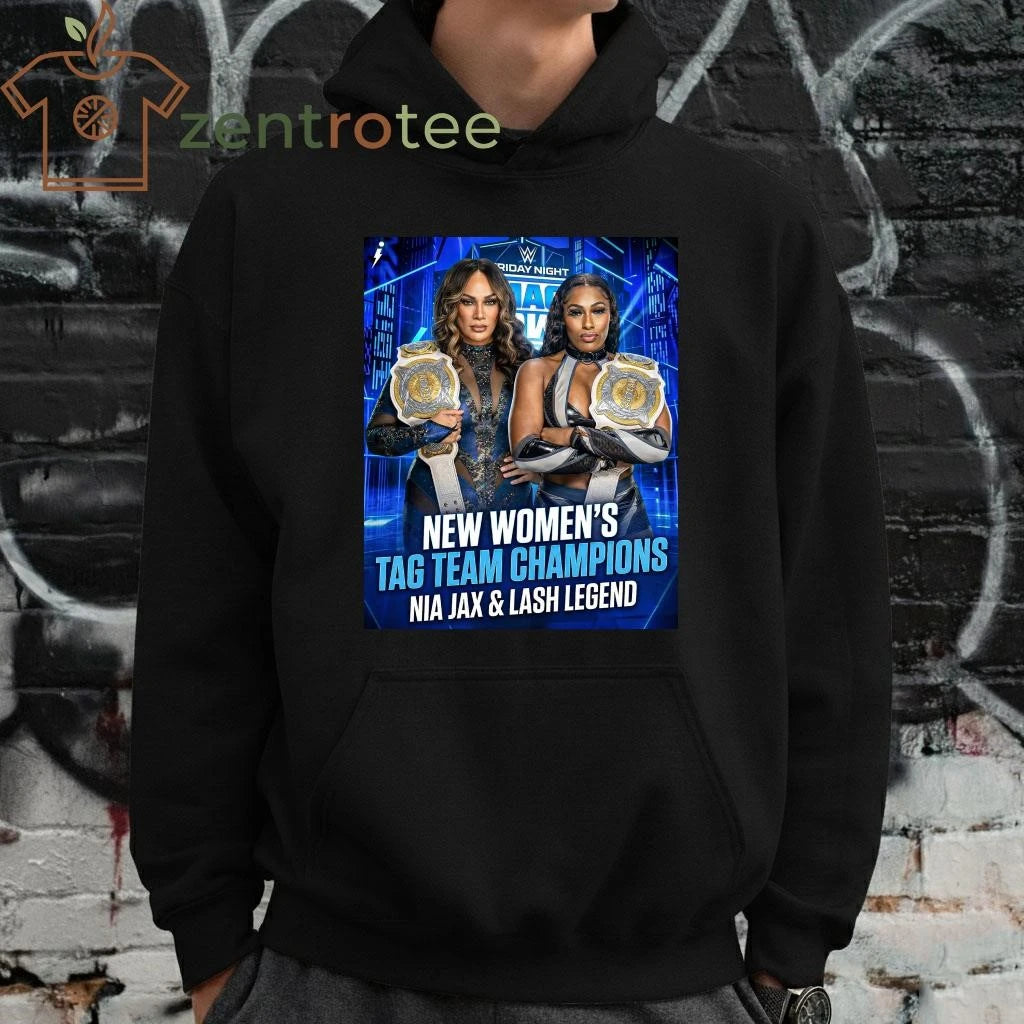 And NEWWW Lash Legend &amp; Nia Jax are your Women’s Tag Team Champions tee