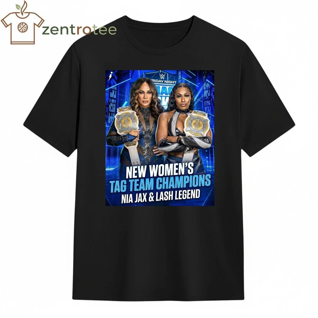 And NEWWW Lash Legend &amp; Nia Jax are your Women’s Tag Team Champions tee