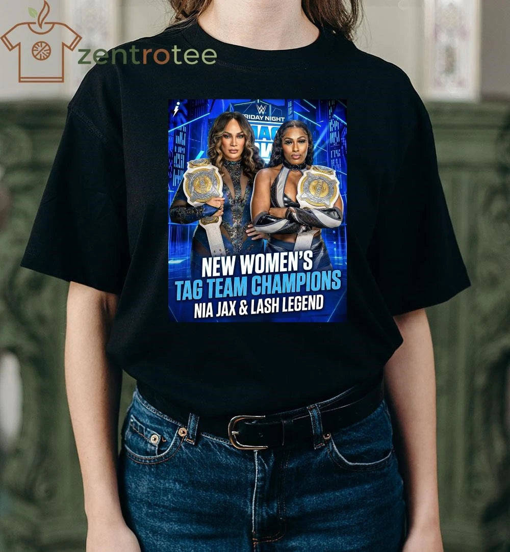 And NEWWW Lash Legend &amp; Nia Jax are your Women’s Tag Team Champions tee