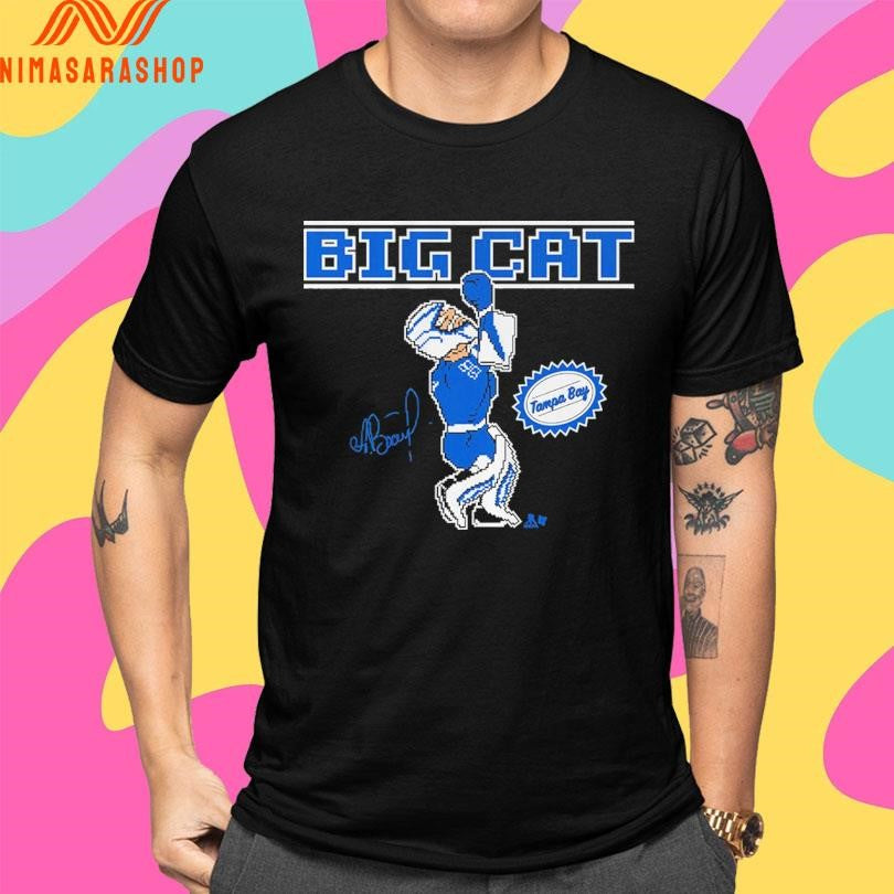Andrei Vasilevskiy Big Cat Retro Punch Tampa Bay Lightning Shirts