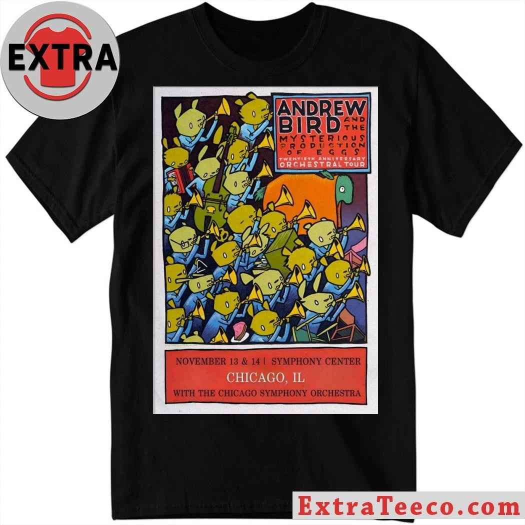 Andrew Bird Nov 13-14 2026 Chicago IL Poster Shirt