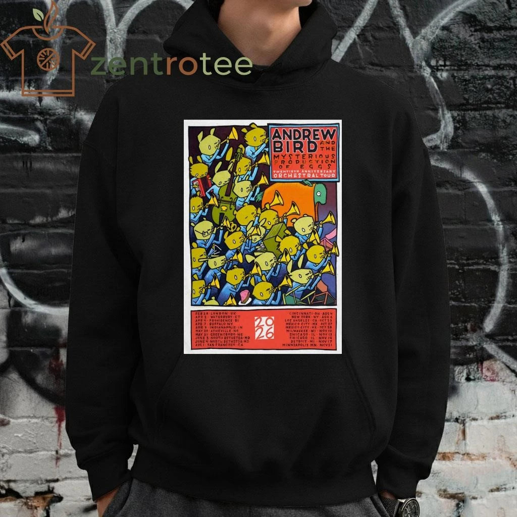 Andrew Bird The Mysterious Production Of Eggs Orchestral Tour 2026 tee