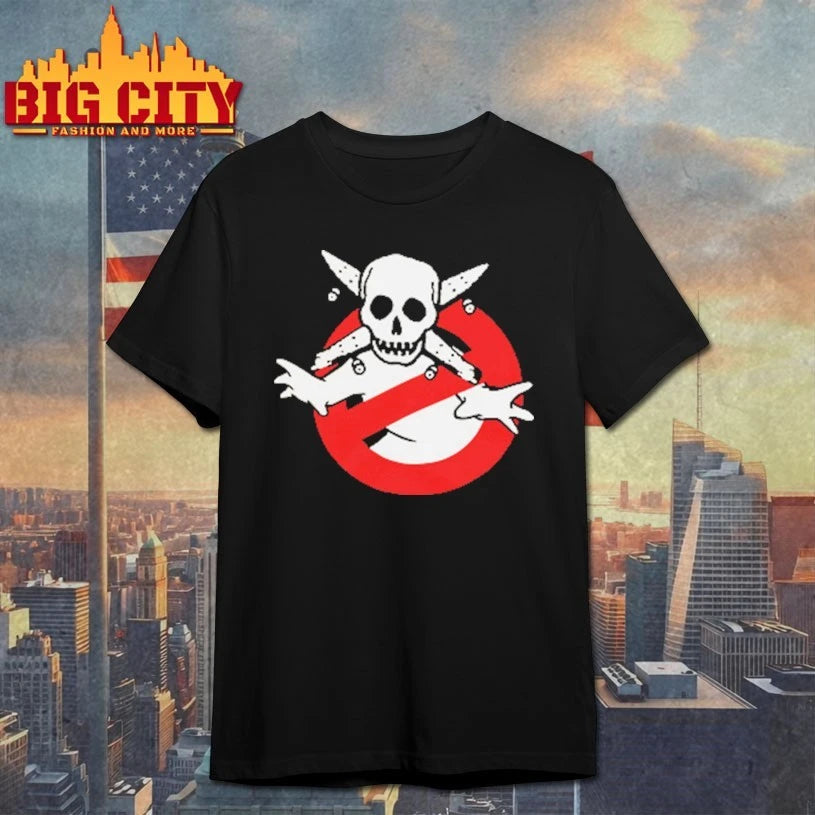 Andrew Garfield Ghostbusters Skull Parody shirt