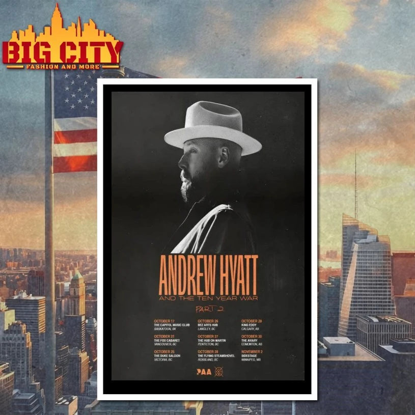 Andrew Hyatt Western Canada Tour 25 Poster shirts