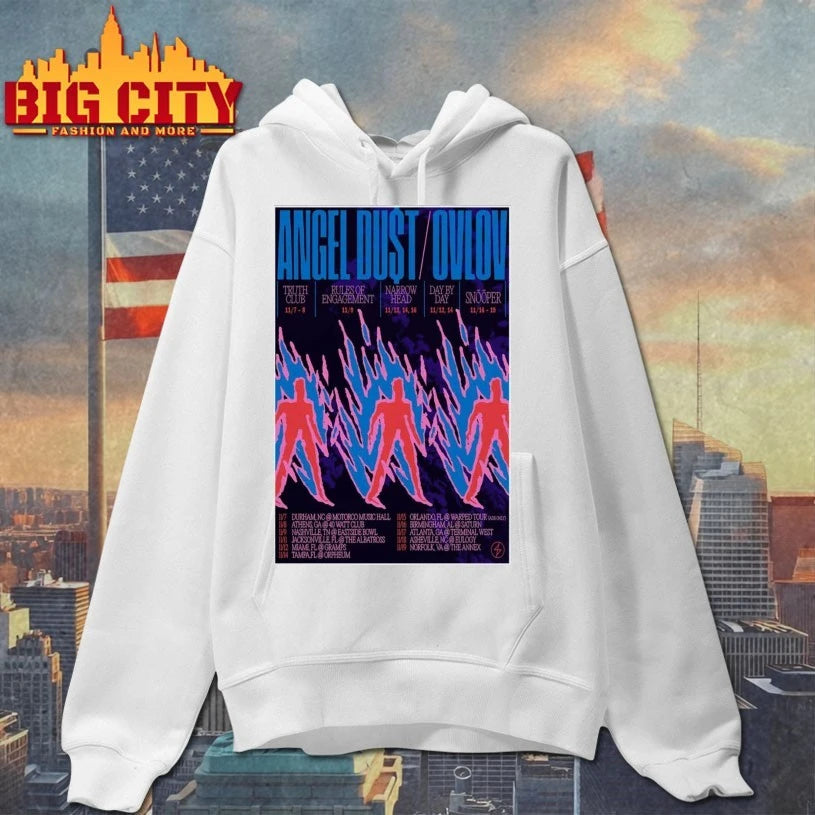 Angel Dust Ovlov November Shows 2025 Poster shirt
