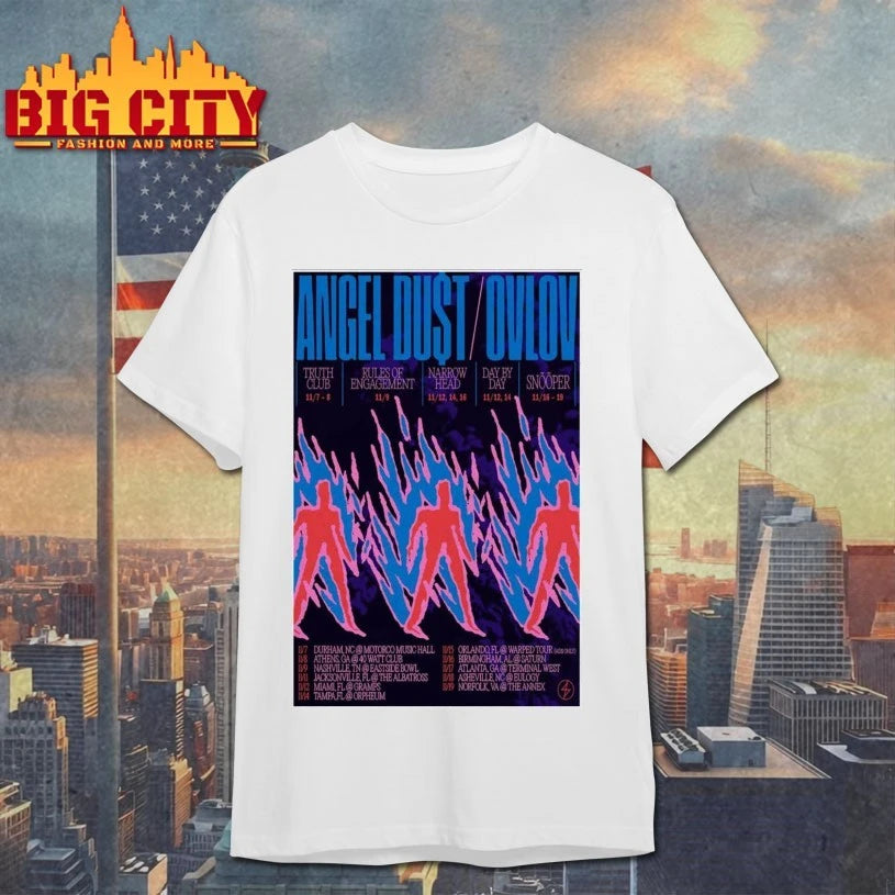 Angel Dust Ovlov November Shows 2025 Poster shirt