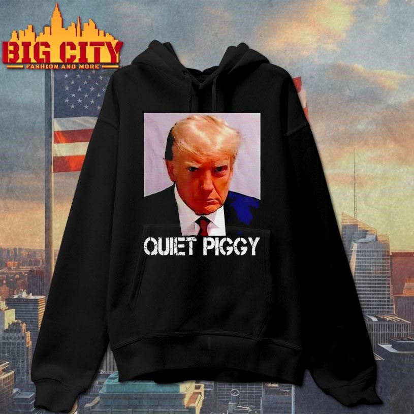 Angry Donald Trump Quiet Piggy Resist anti Maga photo shirt