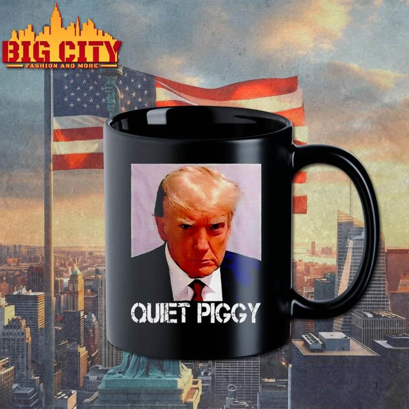 Angry Donald Trump Quiet Piggy Resist anti Maga photo shirt